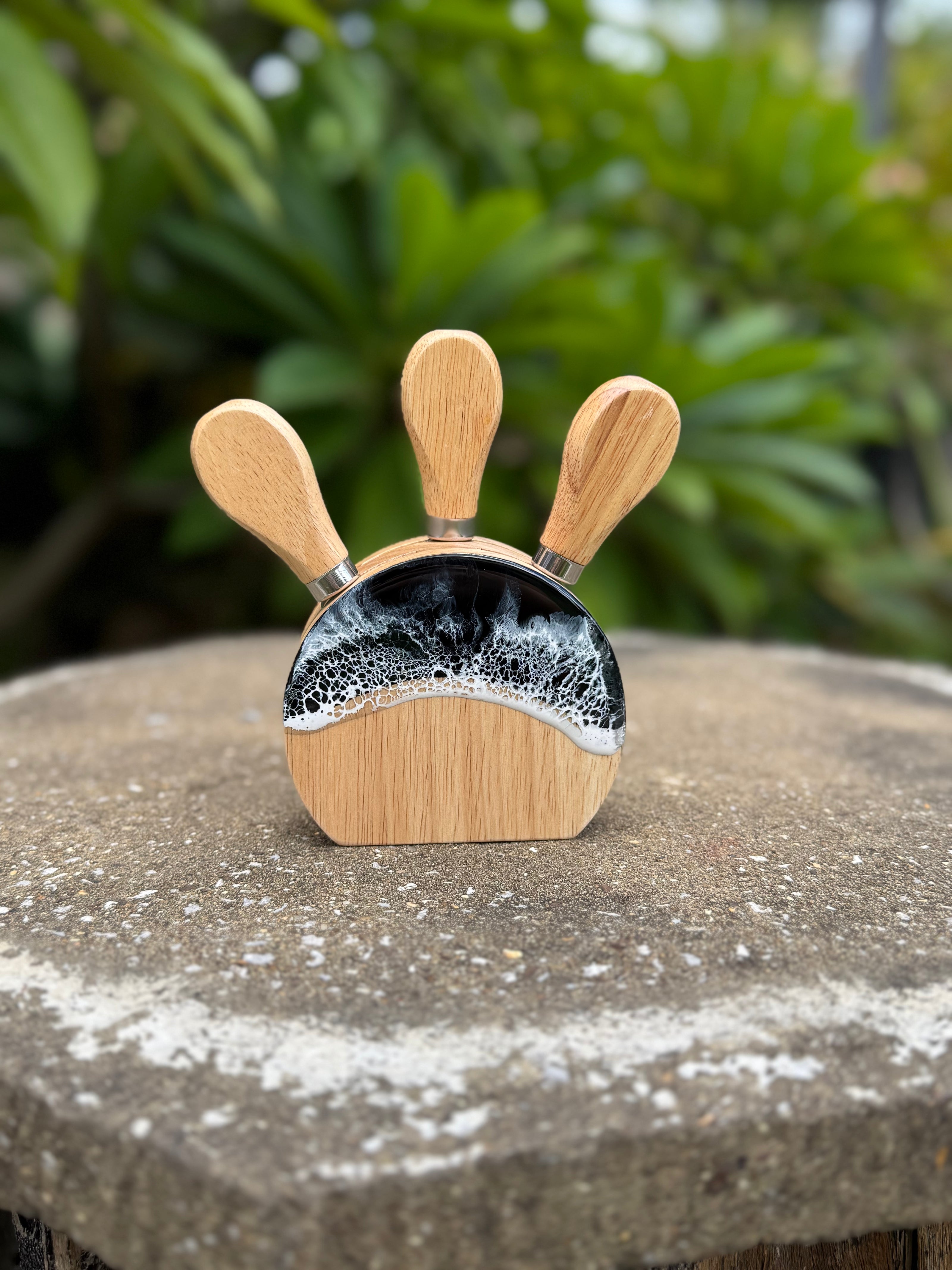 3 Piece Cheese Knife Block