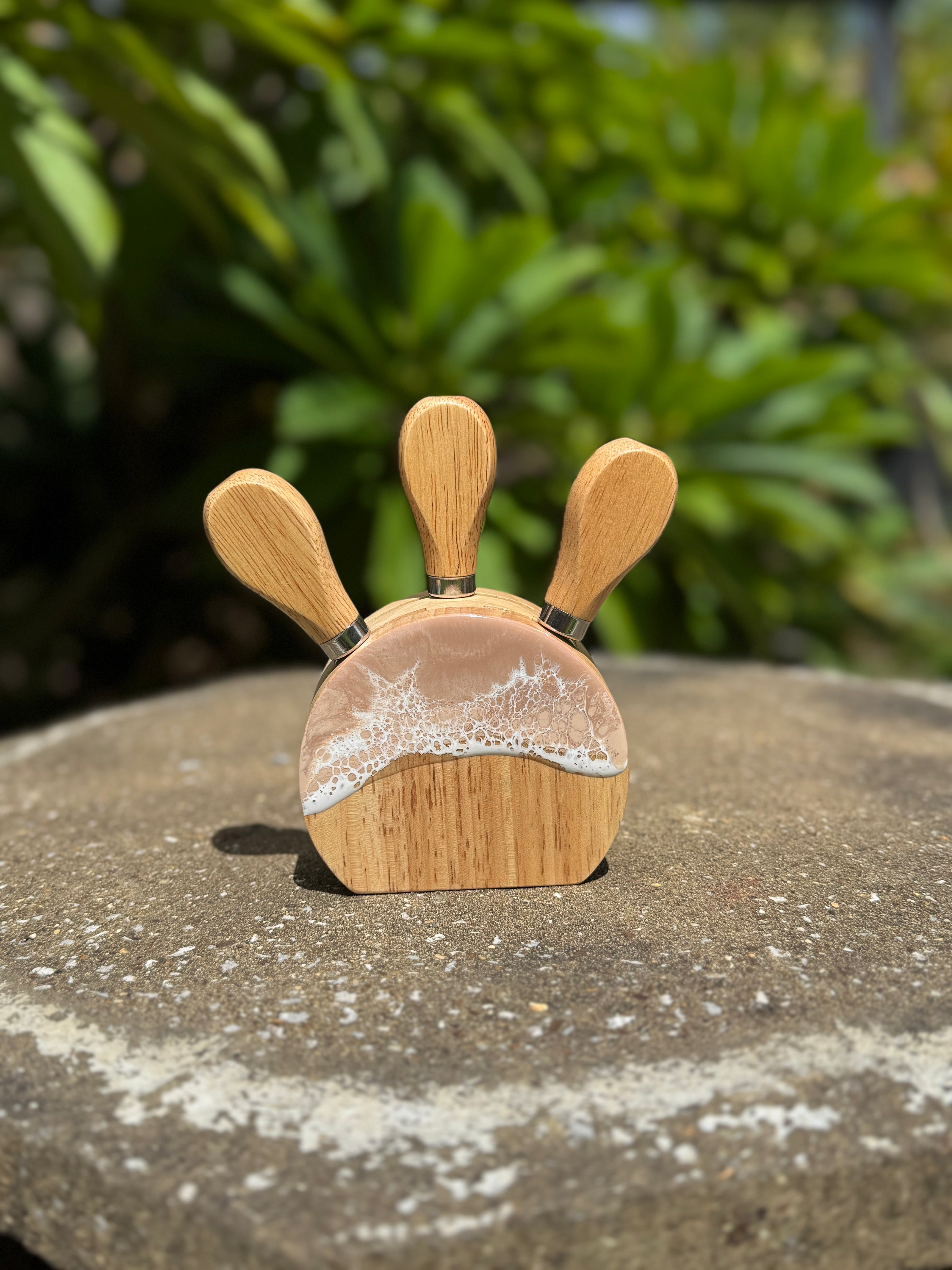 3 Piece Cheese Knife Block