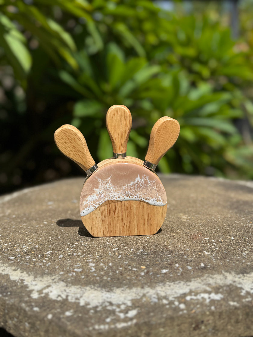 3 Piece Cheese Knife Block