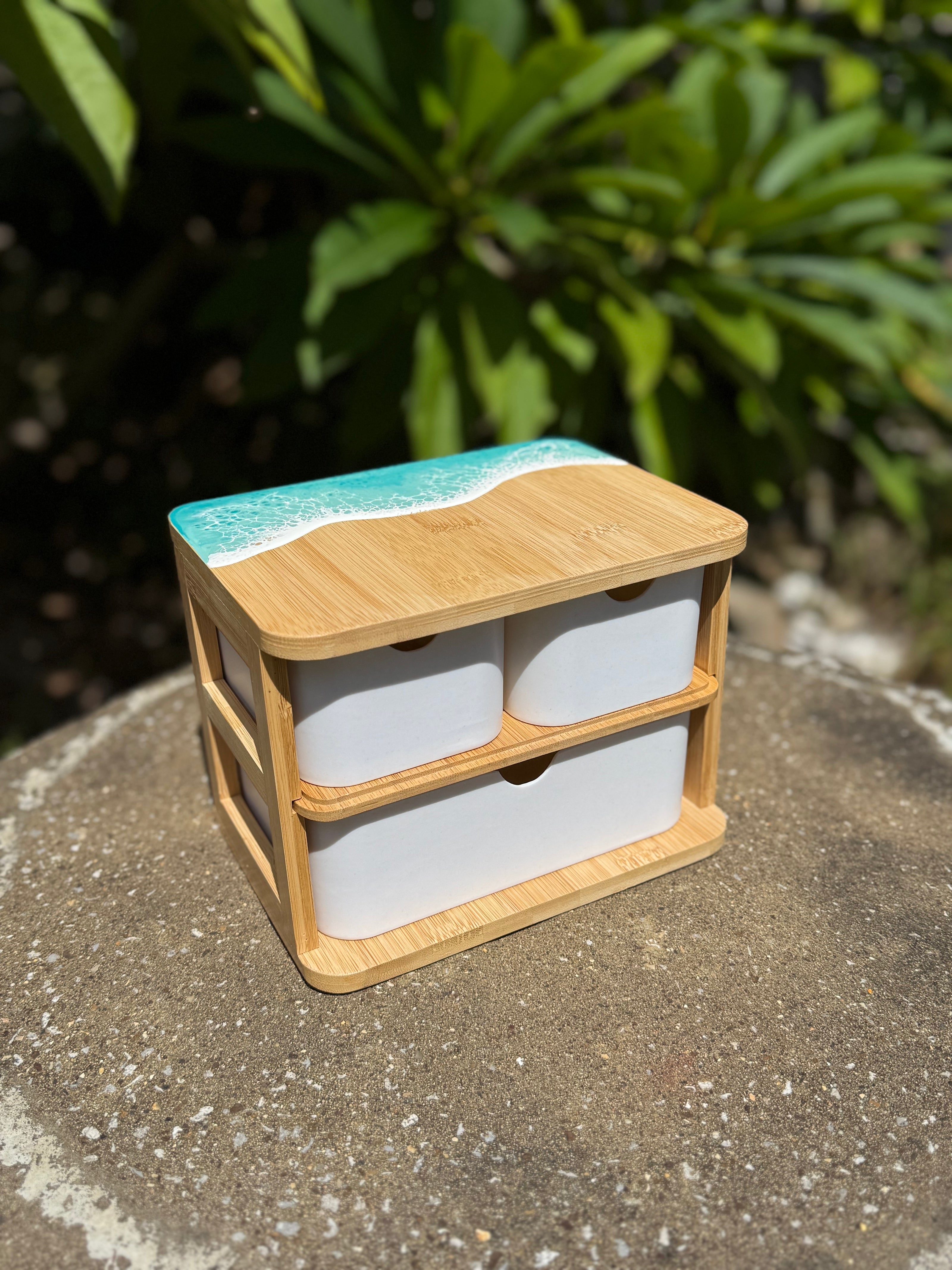 3 Piece Bamboo Drawers