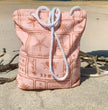 Peach Tile Seashell Towel Bag