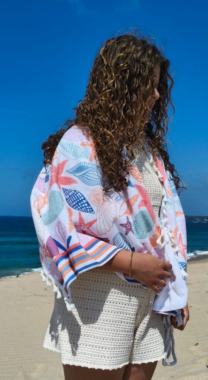 Seashell Towel Bag