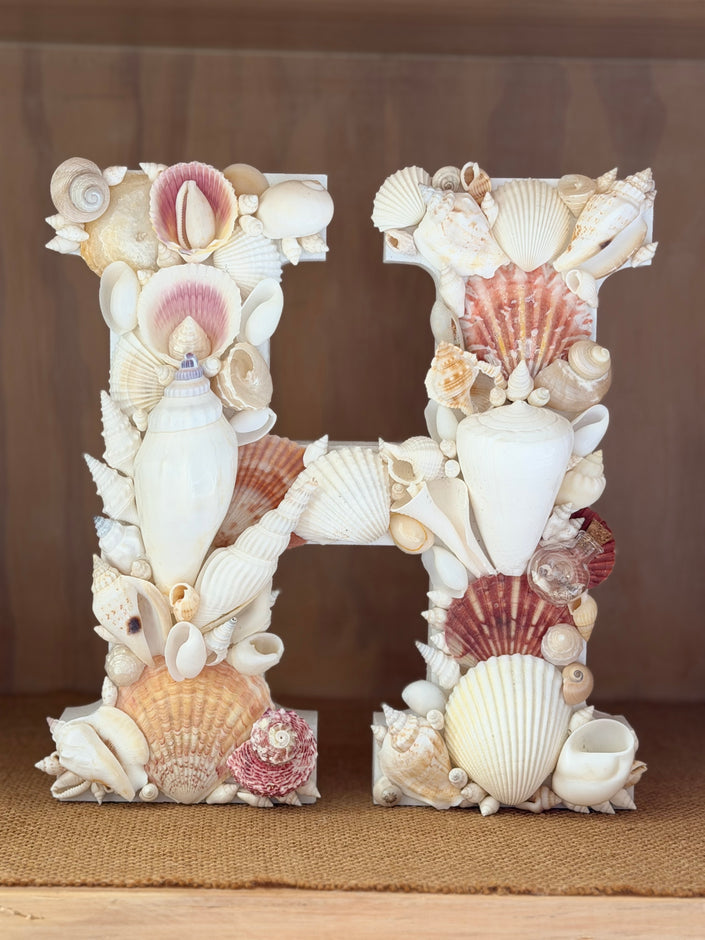 Seashell Letter H