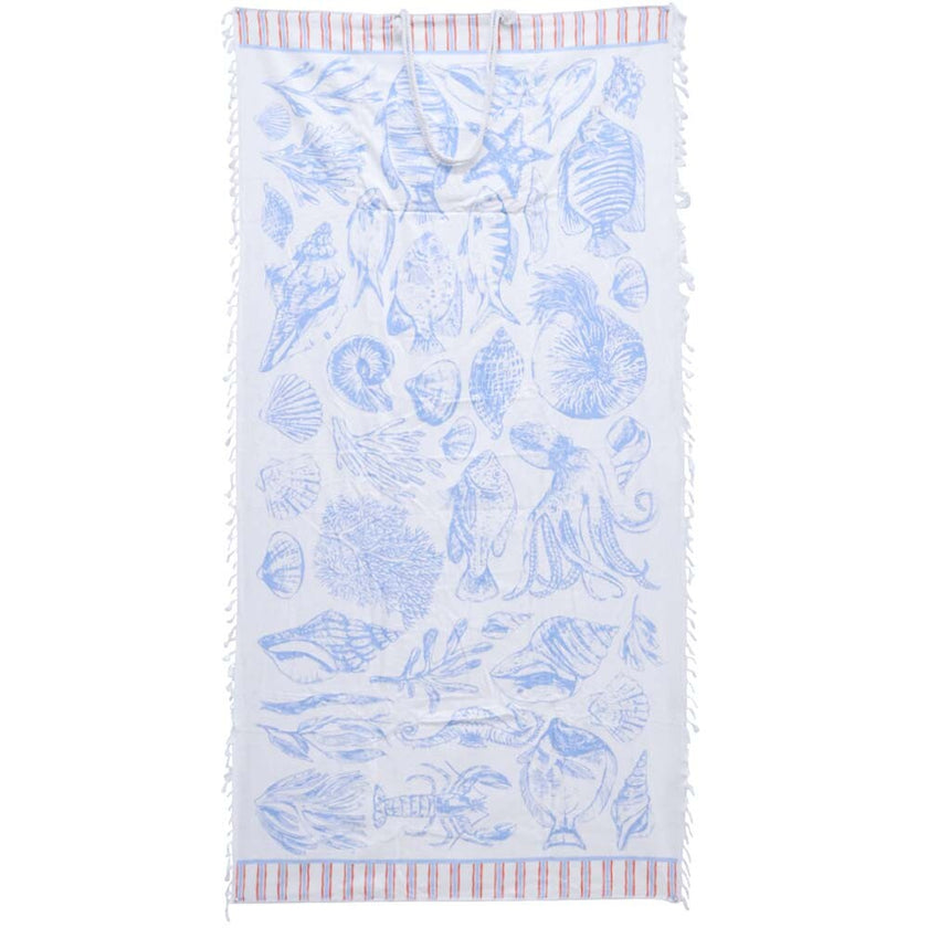 Beach Towel In Bag Fish Stories
