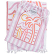 Kids Towel Poncho Summer Pinks