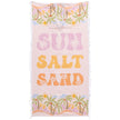 Kids Towel In Bag Surf Pinks