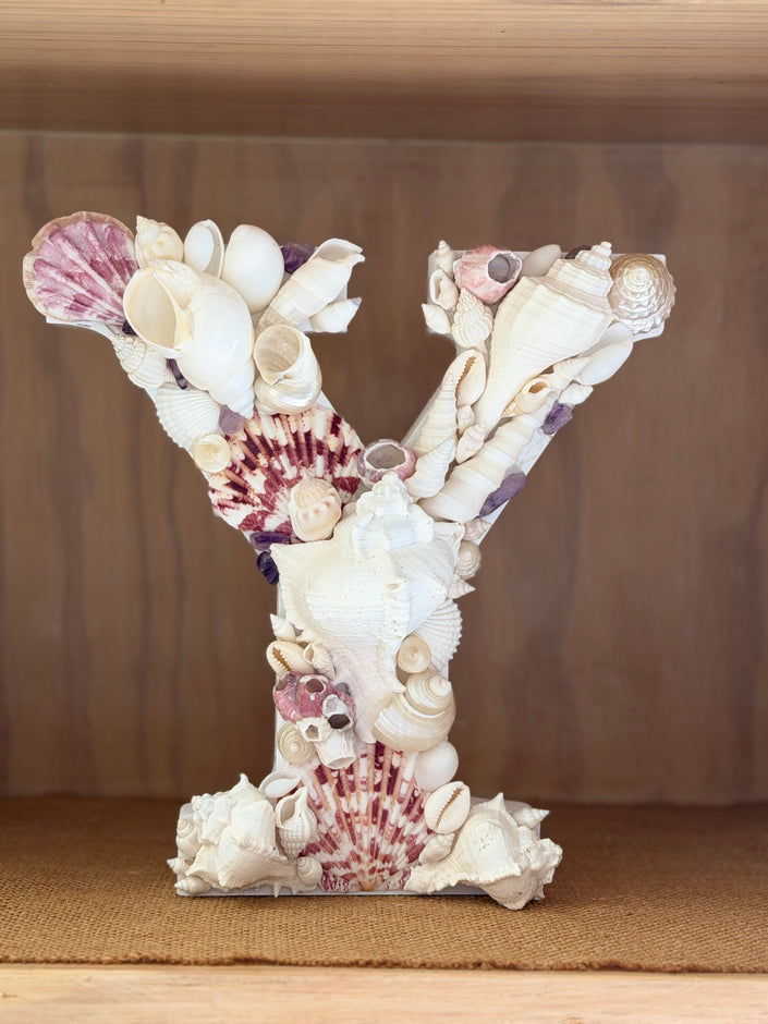 Seashell Letter Y
