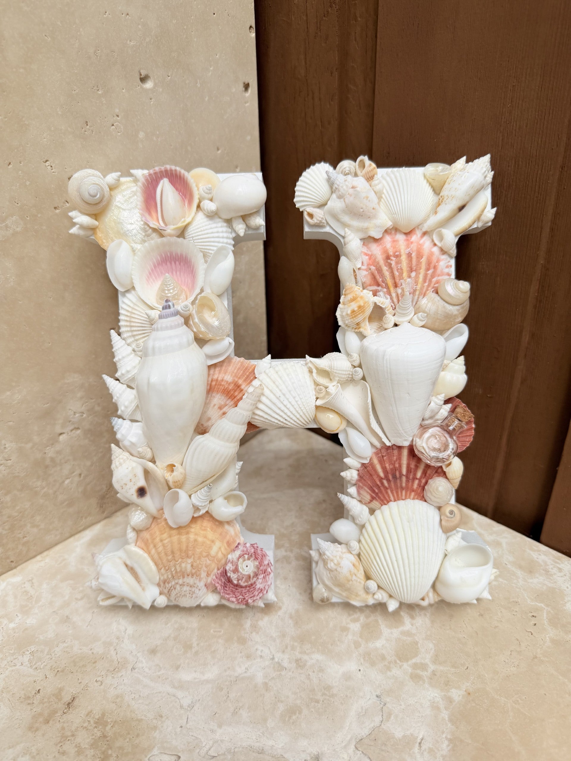 Seashell Letter H