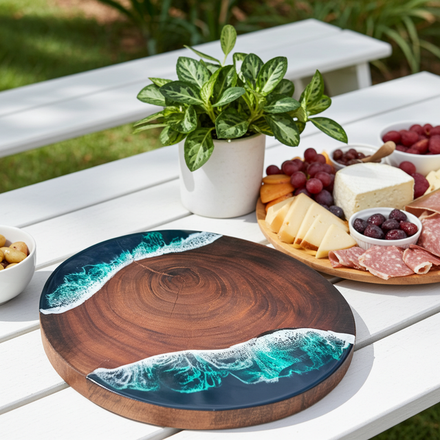 Irregular Resin Serving Board