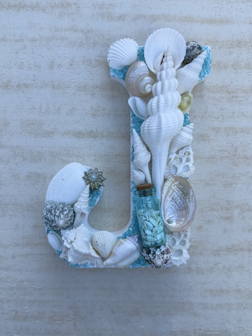 Seashell Letter J