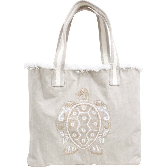 Tote Bag Turtle Chambray Narural