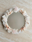 Pink Seashell Rose Quartz Mirror